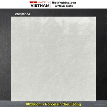 Gạch 80x80 VNHome VNP88004 Vân Xám Vàng