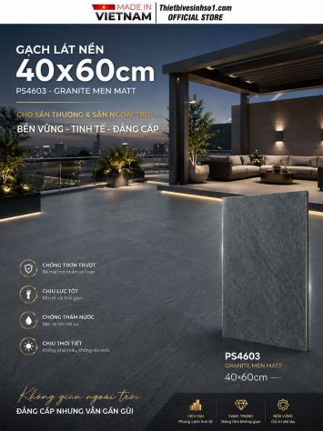 Gạch 40x60 World Tiles PS4603 Lát Sân