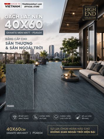 Gạch 40x60 World Tiles PS4604 Lát Sân