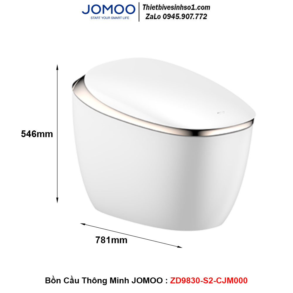 Bồn Cầu Thông Minh Điện Tử JOMOO ZD9830-S2-CJM000