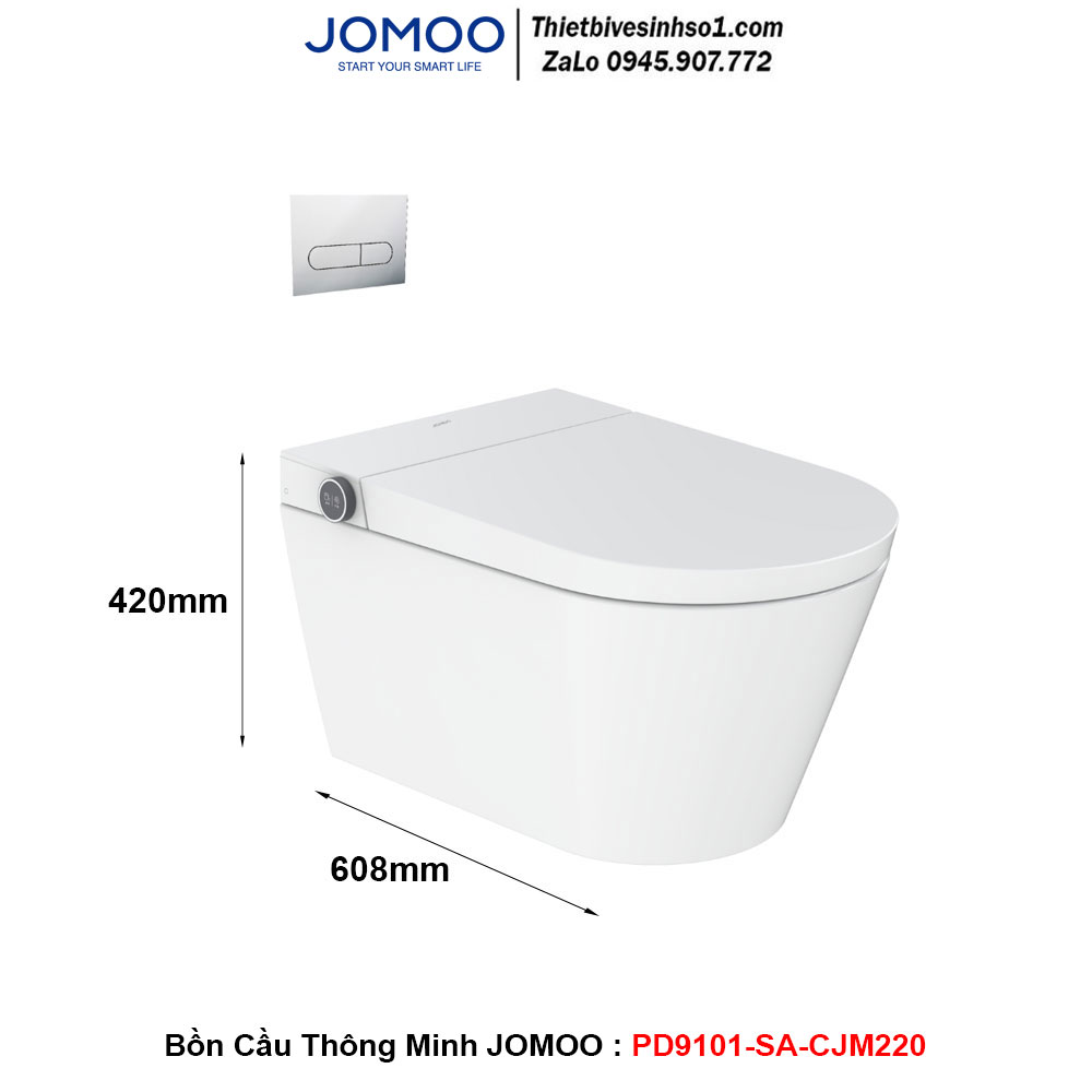 Bồn Cầu Treo Tường JOMOO PD9101-SA-CJM220