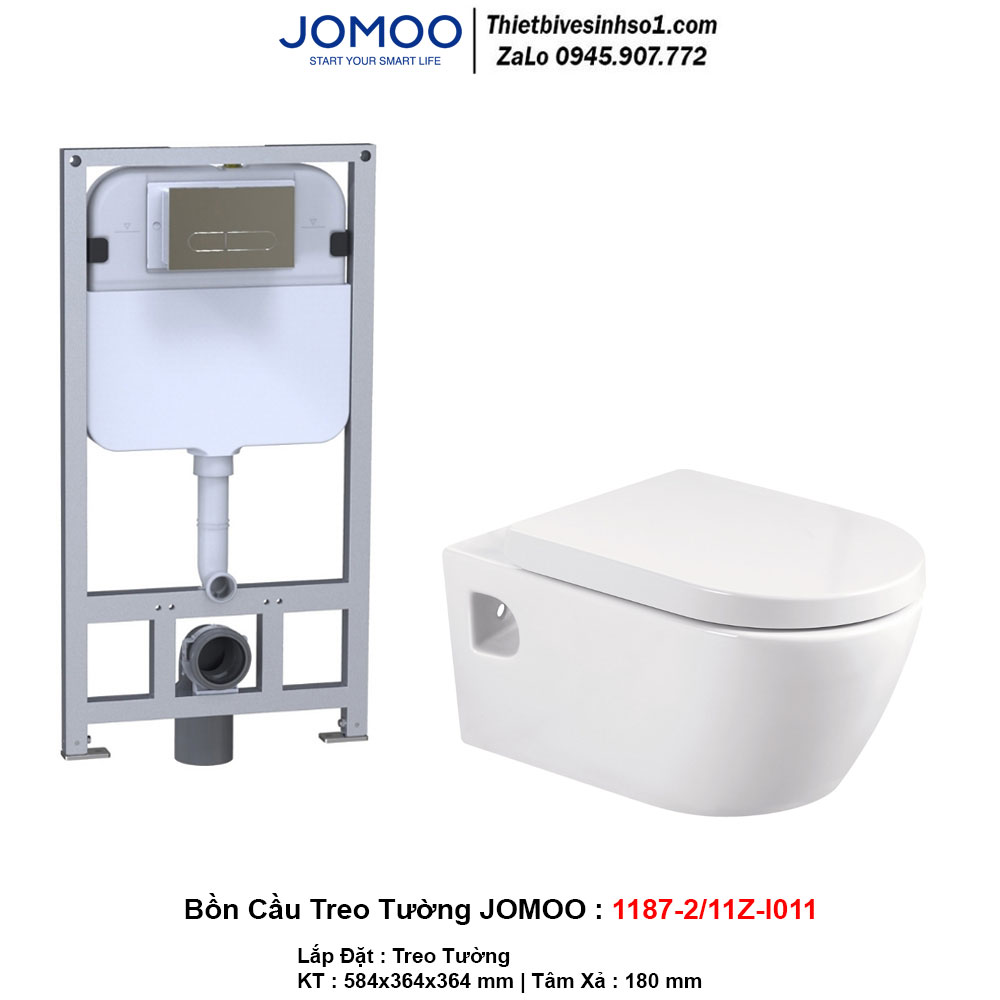 Bồn Cầu Treo Tường JOMOO 1187-2/11Z-I011