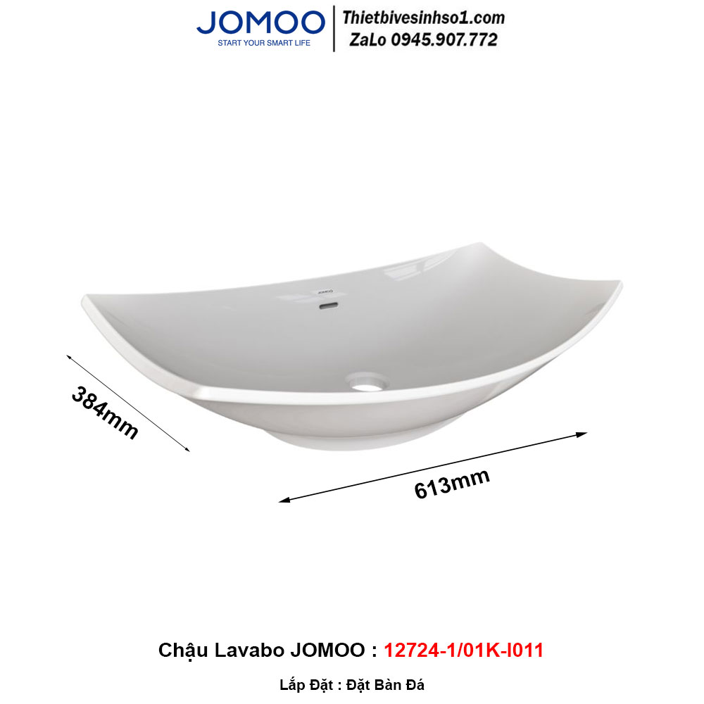 Chậu Lavabo JOMOO 12724-1/01K-I011