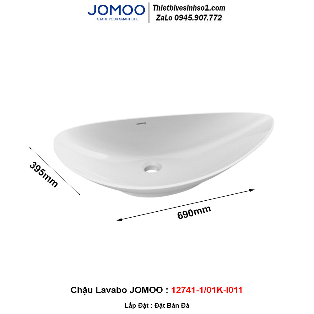 Chậu Lavabo JOMOO 12741-1/01K-I011