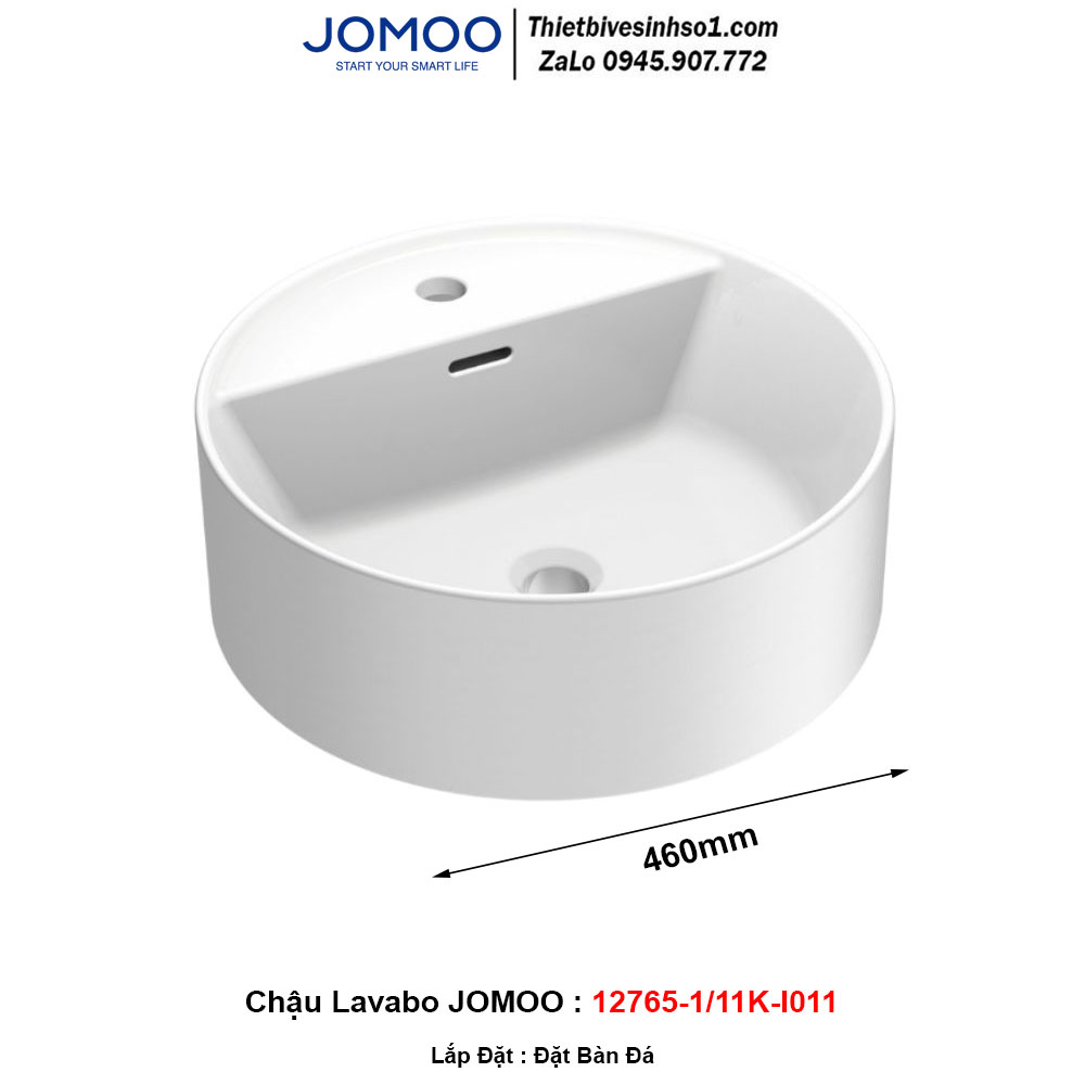 Chậu Lavabo JOMOO 12765-1/11K-I011