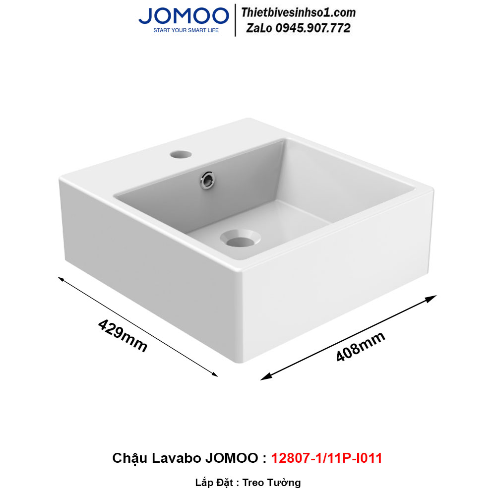 Chậu Lavabo JOMOO 12807-1/11P-I011