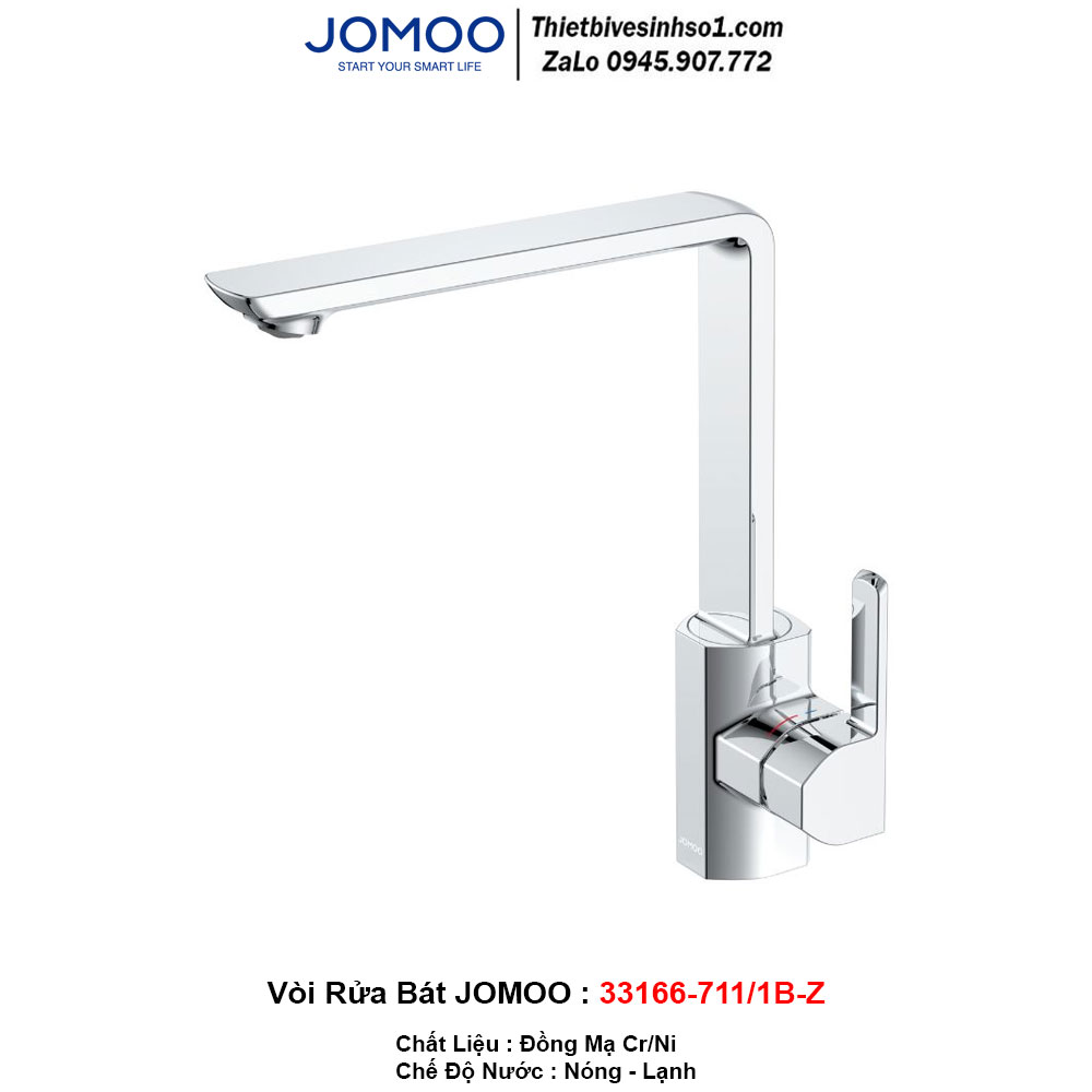 Vòi Rửa Bát JOMOO 33166-711/1B-Z