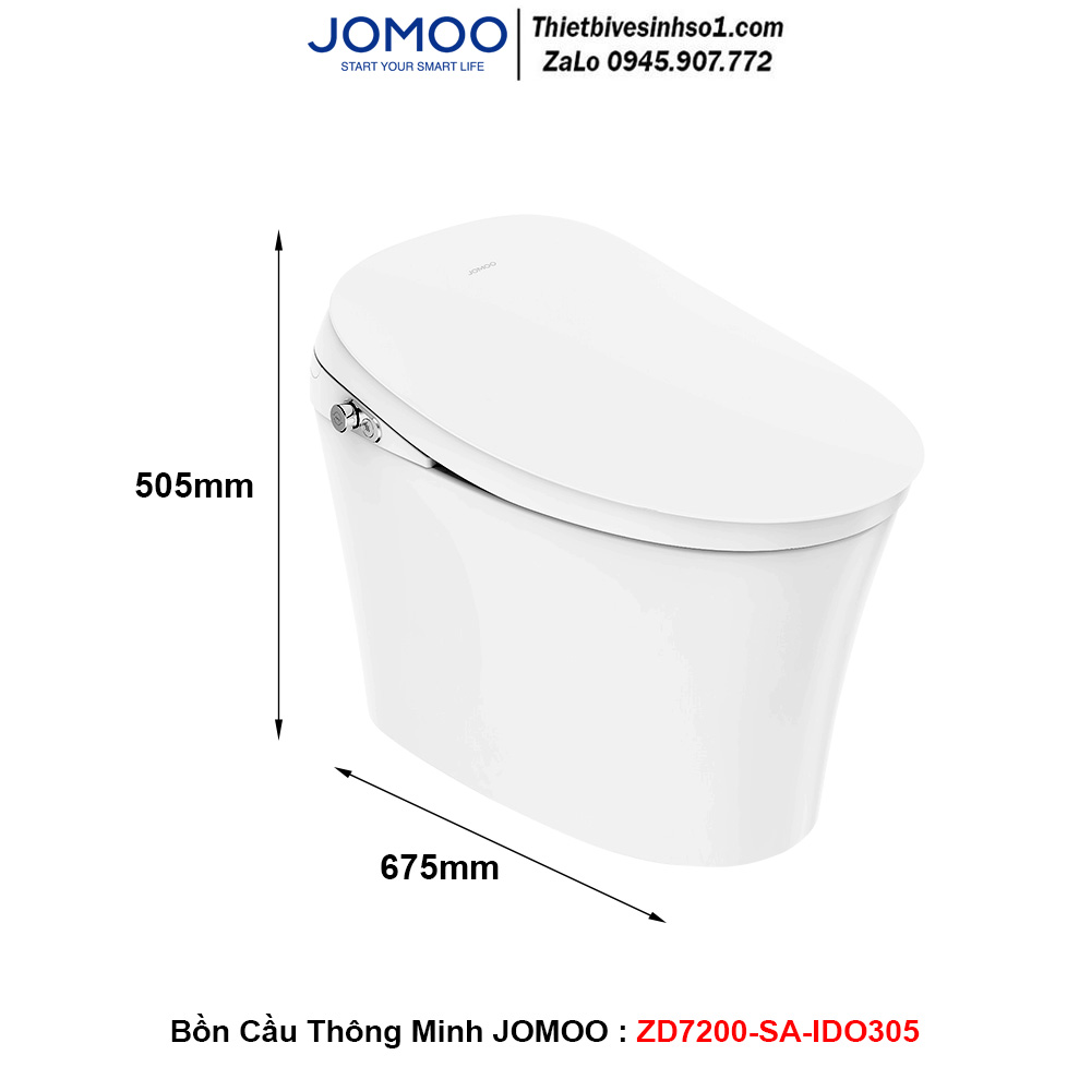 Bồn Cầu Thông Minh Điện Tử JOMOO ZD7200-SA-IDO305