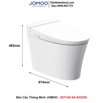 Bồn Cầu Thông Minh Điện Tử JOMOO ZD7140-SA-IDO305