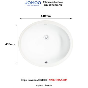 Chậu Lavabo JOMOO 1296-1/01Z-I011