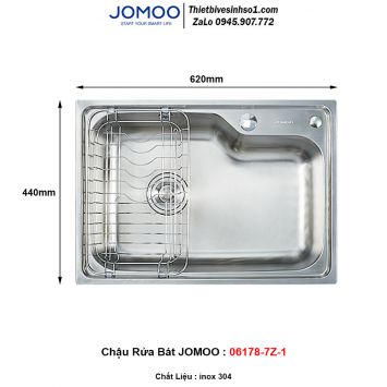Chậu Rửa Bát JOMOO 06178-7Z-1