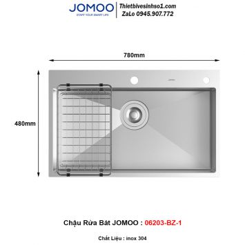 Chậu Rửa Bát JOMOO 06203-BZ-1