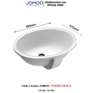 Chậu Lavabo JOMOO P12702-1/01K-2