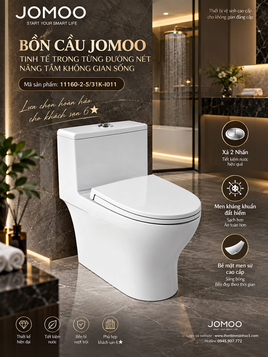Bồn Cầu JOMOO 11160-2-5-31K-I011 Bồn Cầu JOMOO 11160-2-5-31K-I011