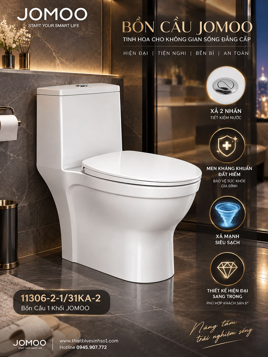 Bồn Cầu JOMOO 11306-2-1-31KA-2 Bồn Cầu JOMOO 11306-2-1-31KA-2