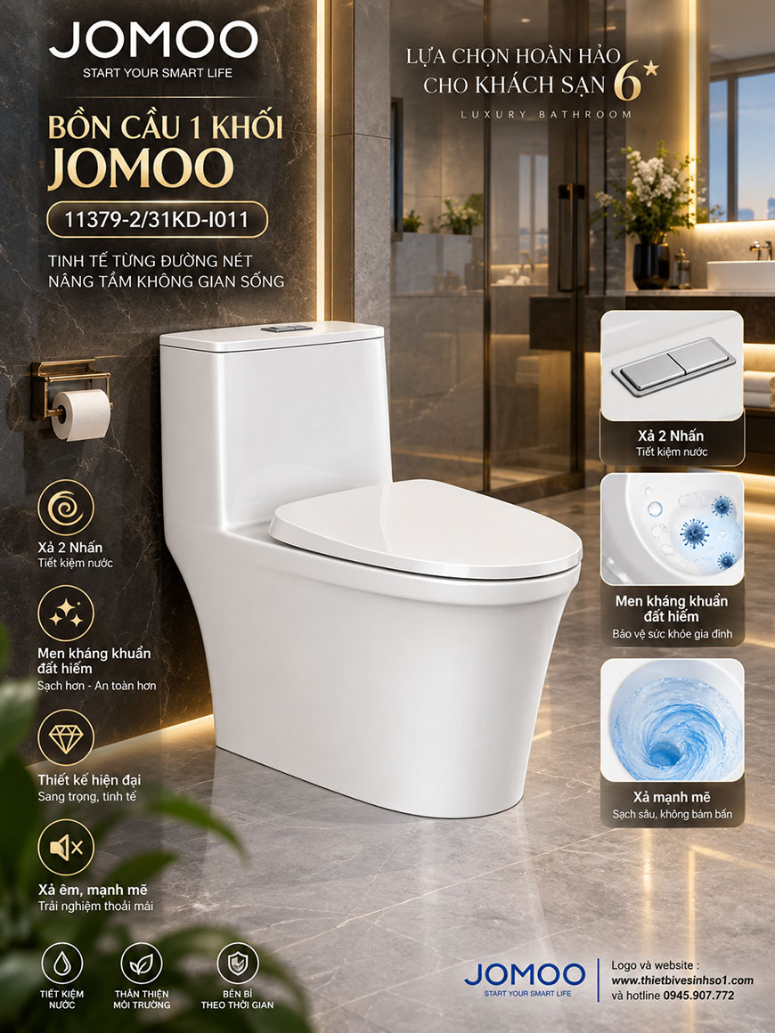 Bồn Cầu JOMOO 11379-2-31KD-I011 Bồn Cầu JOMOO 11379-2-31KD-I011