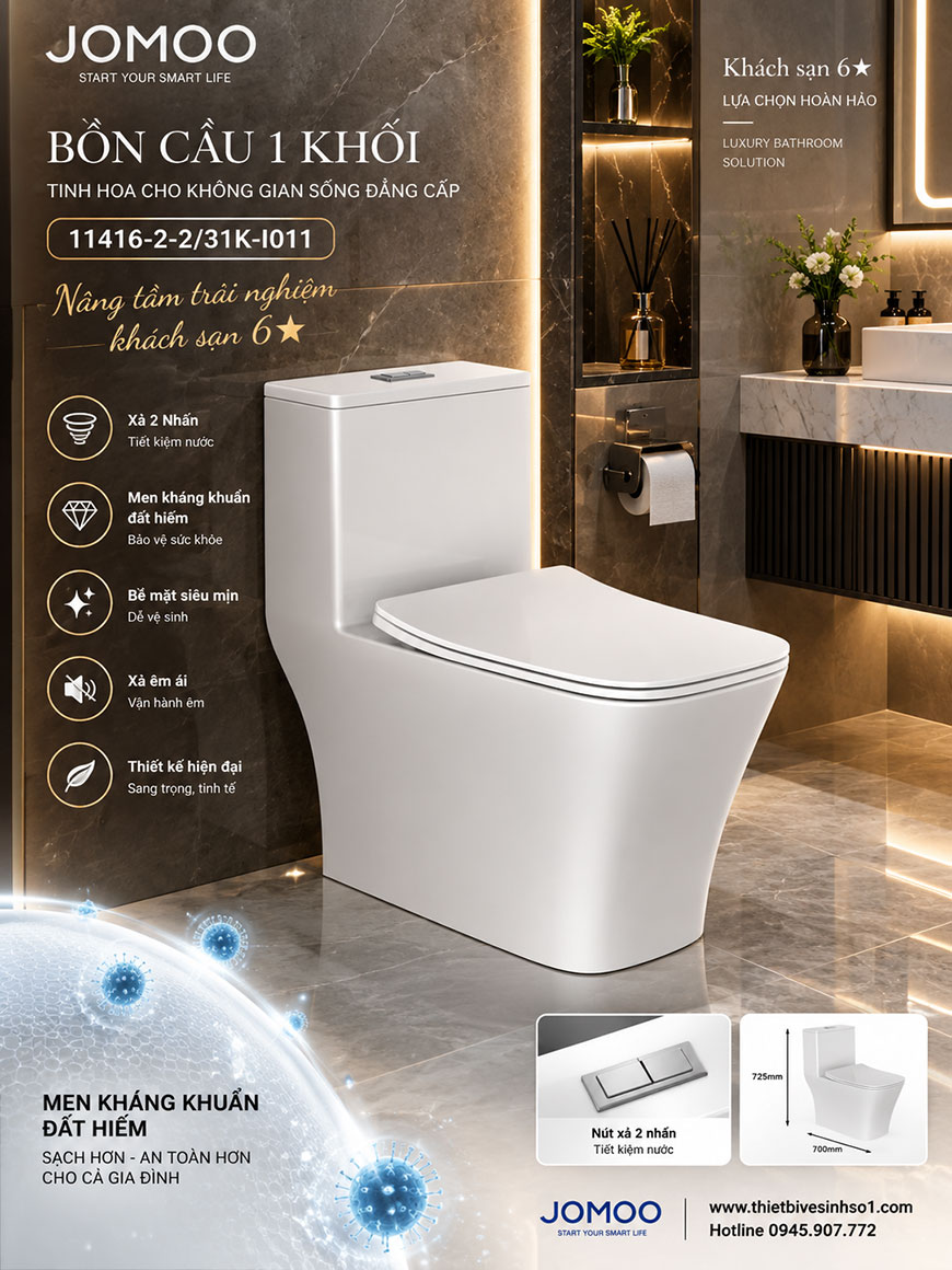 Bồn Cầu JOMOO 11416-2-2-31K-I011 Bồn Cầu JOMOO 11416-2-2-31K-I011