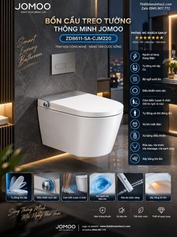 Bồn Cầu Thông Minh JOMOO ZD8611-SA-CJM220