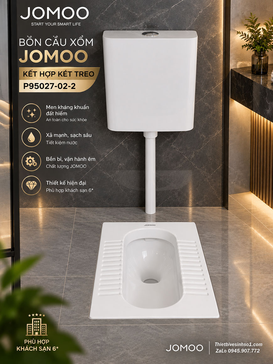 Két Nước Cho Bàn Cầu Xổm JOMOO P95027-02-2 Két Nước Cho Bàn Cầu Xổm JOMOO P95027-02-2