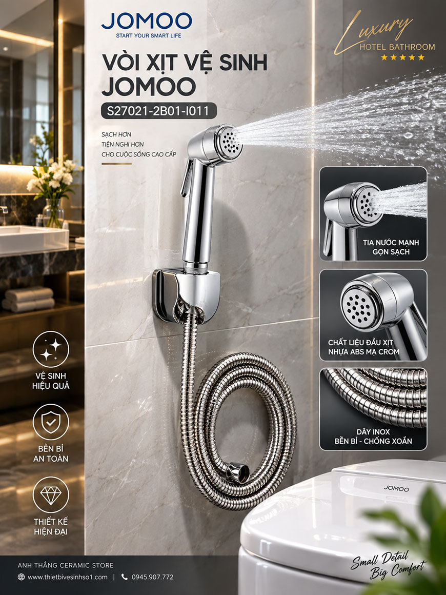 Vòi Xịt Vệ Sinh JOMOO S27021-2B01-I011 Vòi Xịt Vệ Sinh JOMOO S27021-2B01-I011