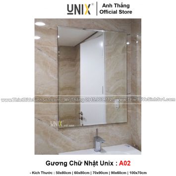 Gương Phòng Tắm Unix A02