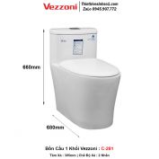 Bồn Cầu Vezzoni C-281