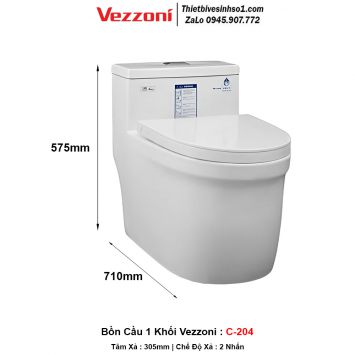 Bồn Cầu Vezzoni C-204