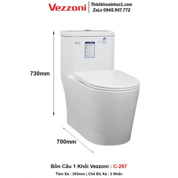 Bồn Cầu Vezzoni C-267