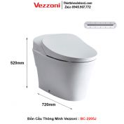 Bồn Cầu Thông Minh Điện Tử Vezzoni BC-2205J