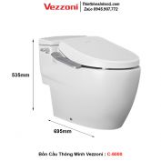 Bồn Cầu Thông Minh Điện Tử Vezzoni C-6000