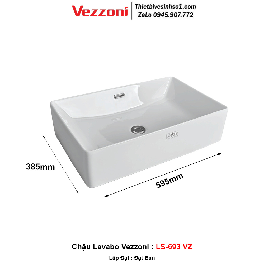 Chậu Lavabo Vezzoni LS-693-VZ