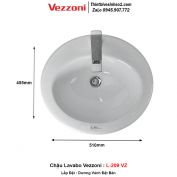 Chậu Lavabo Vezzoni L-209 VZ