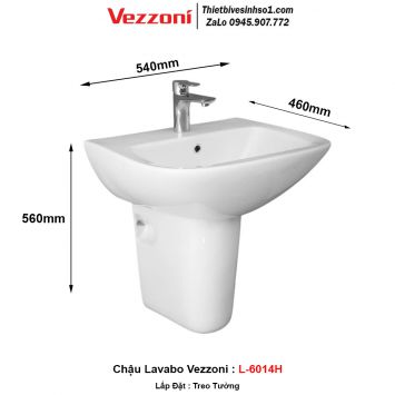 Chậu Lavabo Vezzoni L-6014H