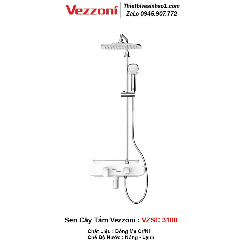 Bộ Sen Cây Nóng Lạnh Vezzoni VZSC-3100