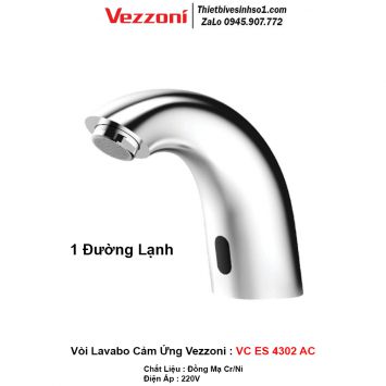 Vòi Lavabo Cảm Ứng Vezzoni VC ES 4302 AC