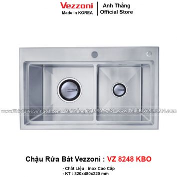 Chậu Rửa Bát Vezzoni VZ-8248KBO