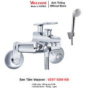 Bộ Sen Tắm Nóng Lạnh Vezzoni VZST-5200KB
