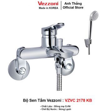 Bộ Sen Tắm Nóng Lạnh Vezzoni VZST-2108KB