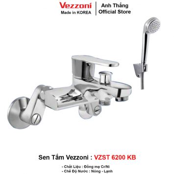 Bộ Sen Tắm Nóng Lạnh Vezzoni VZST-6200KB