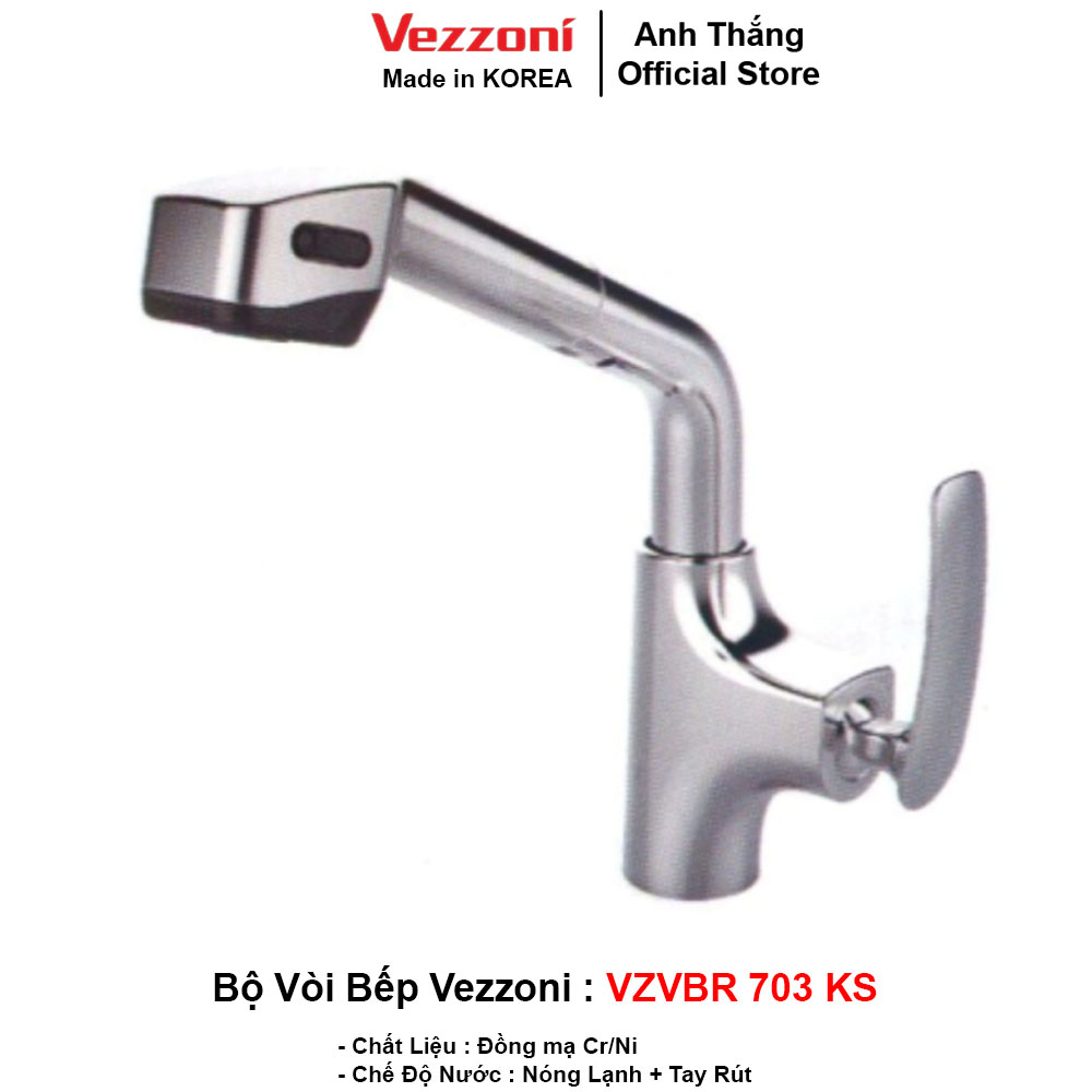 Vòi Bếp Vezzoni VZVBR-703KS