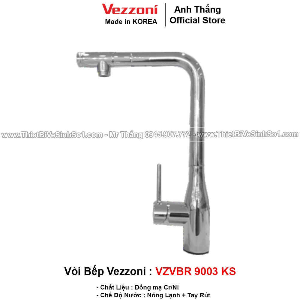 Vòi Bếp Vezzoni VZVBR-9003KS
