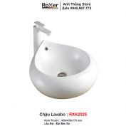 Chậu Lavabo Giọt Nước Đặt Bàn RXK2025