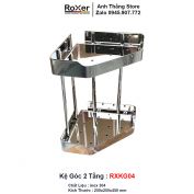 Kệ Góc inox 2 Tầng RXKG04