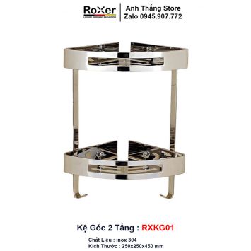 Kệ Góc inox 2 Tầng RXKG01