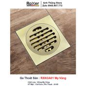 Ga Thoát Sàn RXKGA01 Mạ Vàng