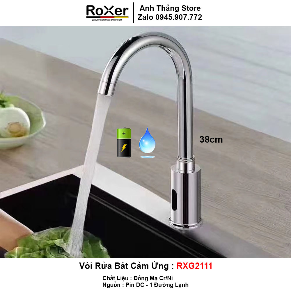 Vòi Rửa Bát Cảm Ứng Roxer RXG2111