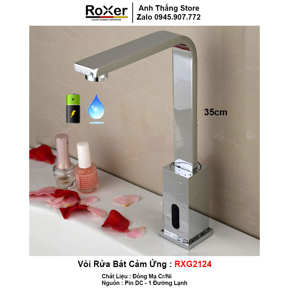 Vòi Rửa Bát Cảm Ứng Roxer RXG2124
