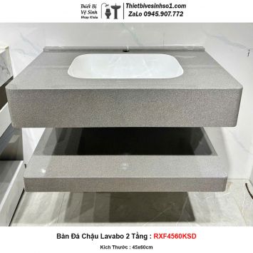 Bàn Đá Chậu Lavabo 2 Tầng RXF4560KSD