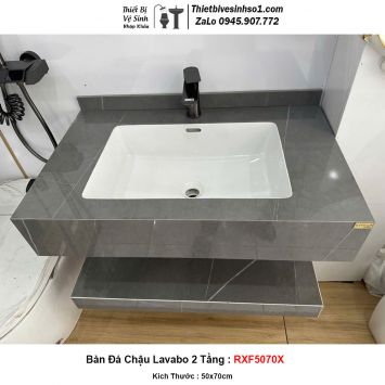 Bàn Đá Chậu Lavabo 2 Tầng RXF5070X
