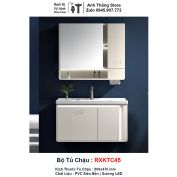 Bộ Tủ Chậu Màu Kem RXKTC45